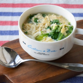 残ったラーメンのスープをリメイク★かきたまスープ